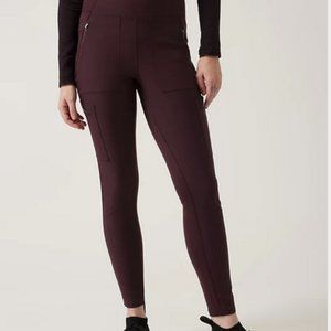 Athleta Headlands Hybrid Trek Tights Astronomy Gray